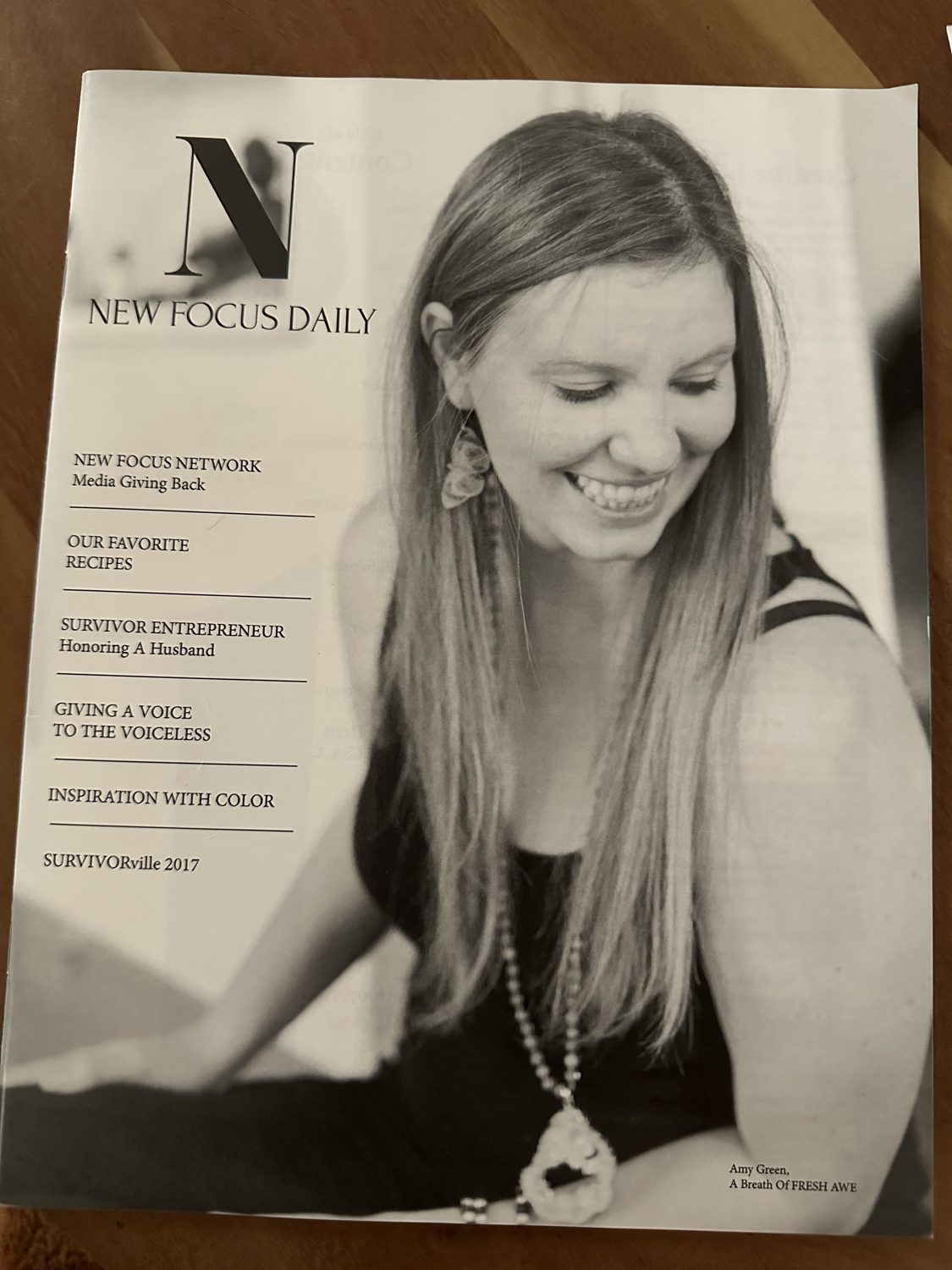 Amy Green magazine feature