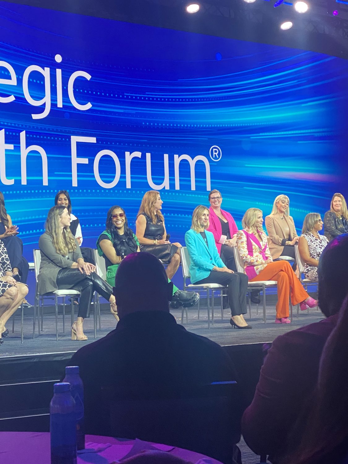 Amy Green on a panel at the EY Strategic Growth Forum